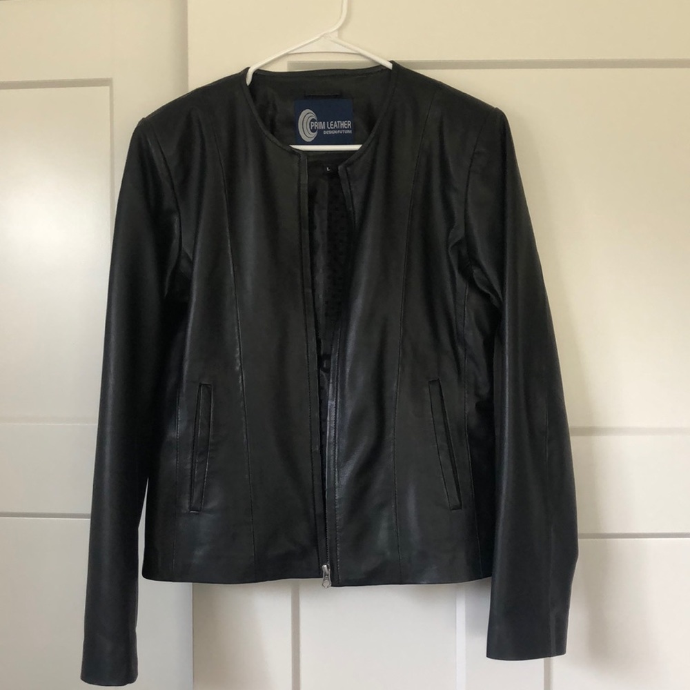 Real leather jacket